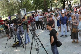 Media interest in the Vjosa Day in Tirana